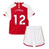 Arsenal Jurrien Timber #12 Heimtrikot 2023-24 Kurzarm (+ kurze hosen)